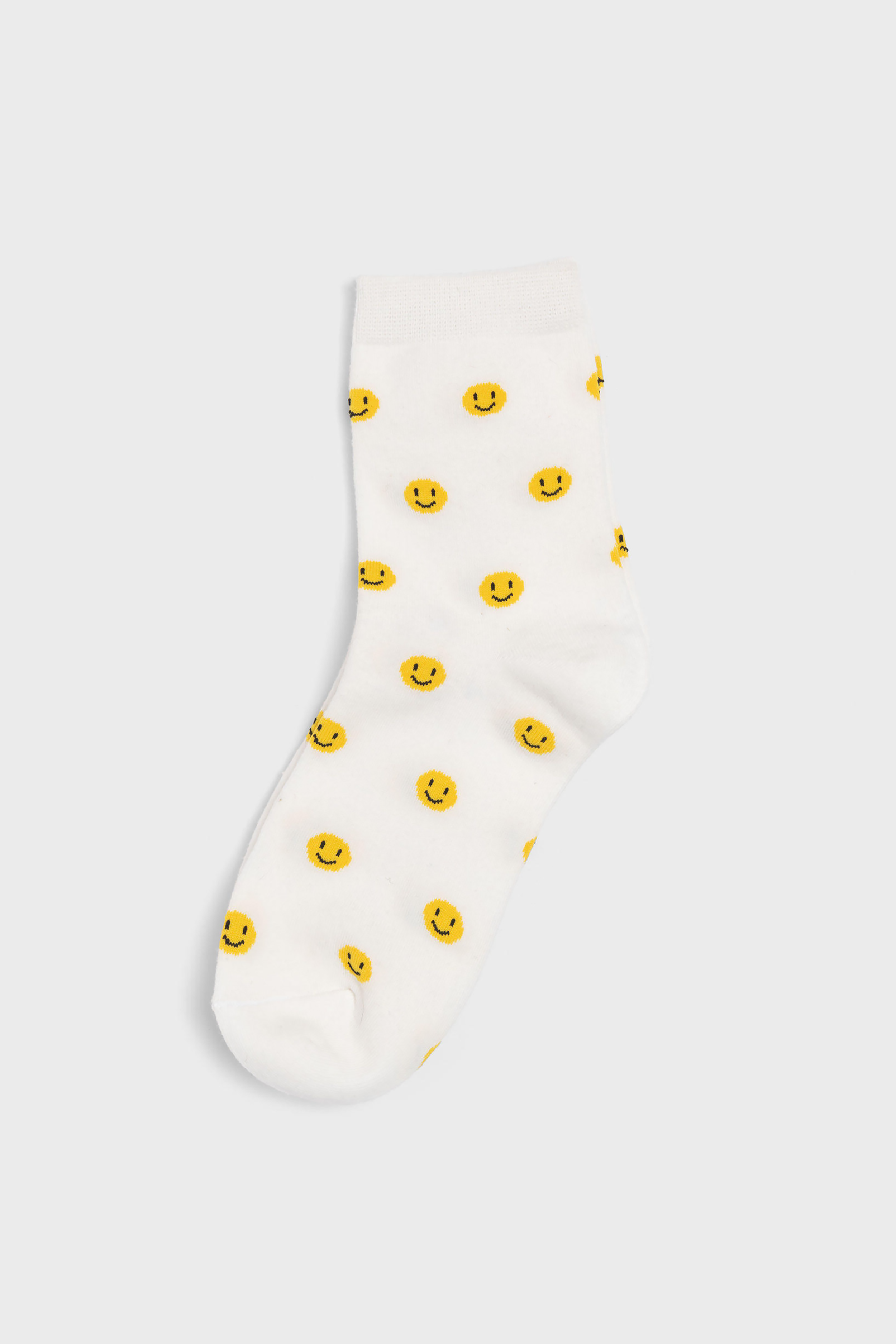 Smiley Dot Crew Socks