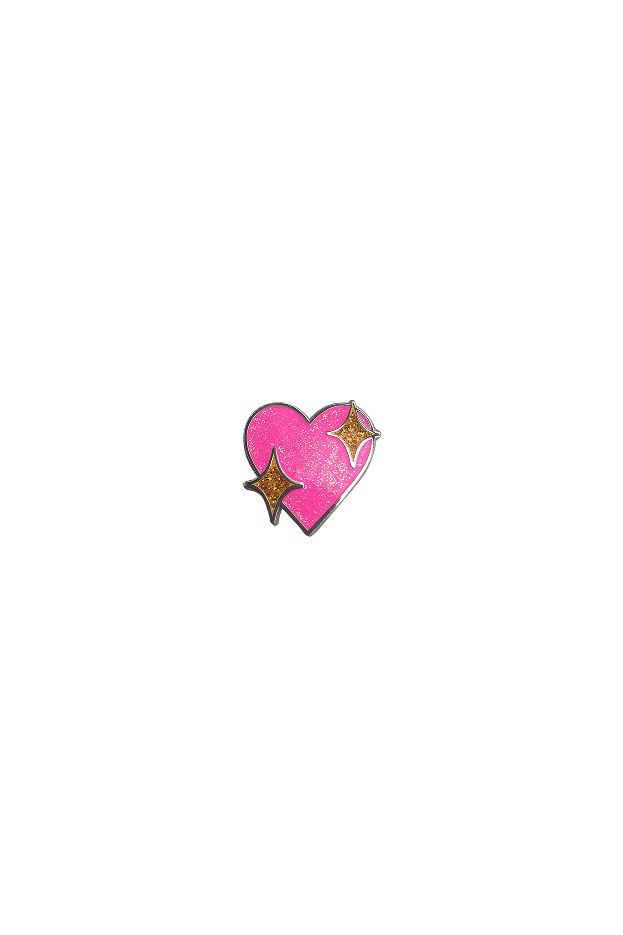 Sparkle Heart Emoji Lapel Pin - Philistine