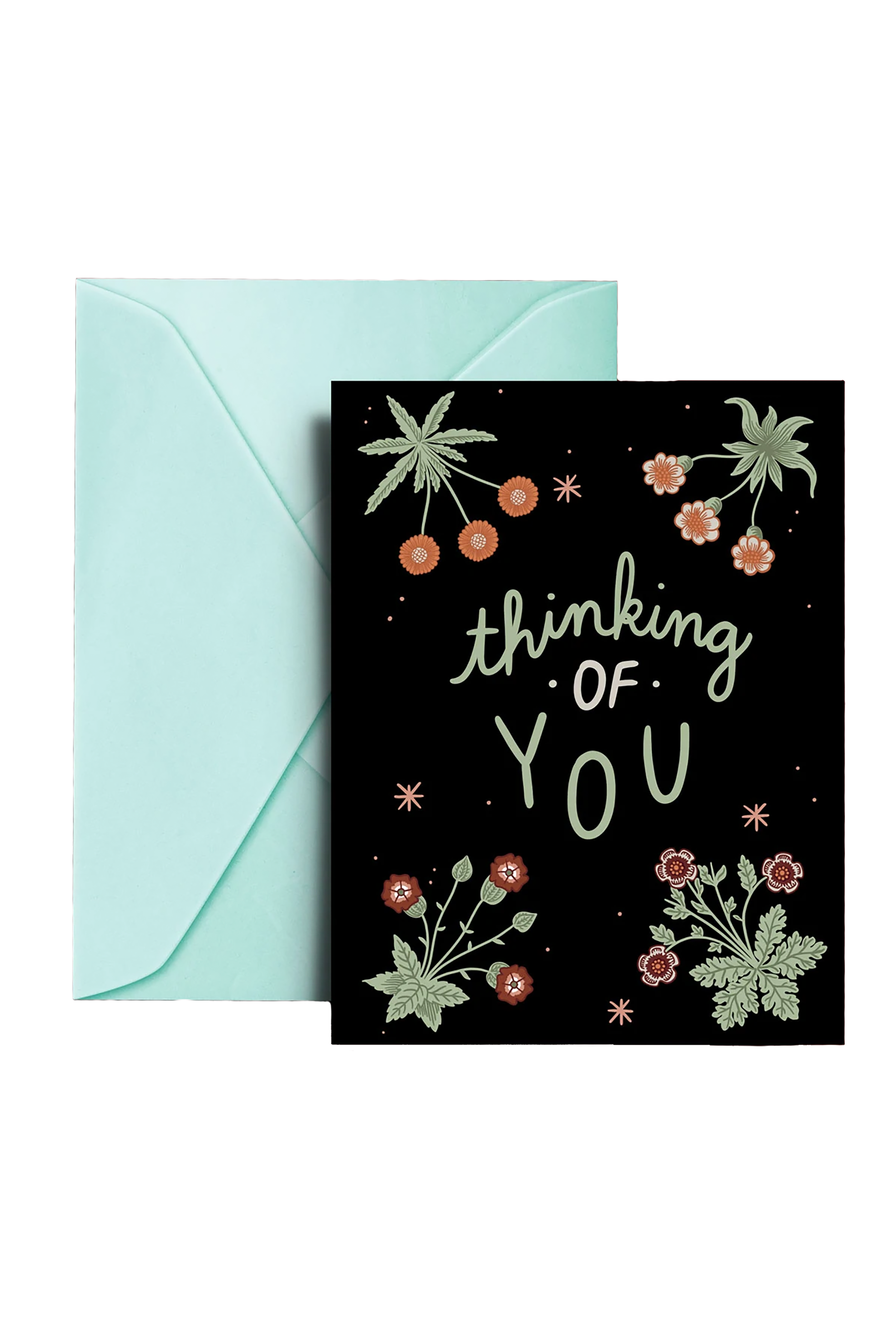 Thinking of You (Morris Flowers) Card