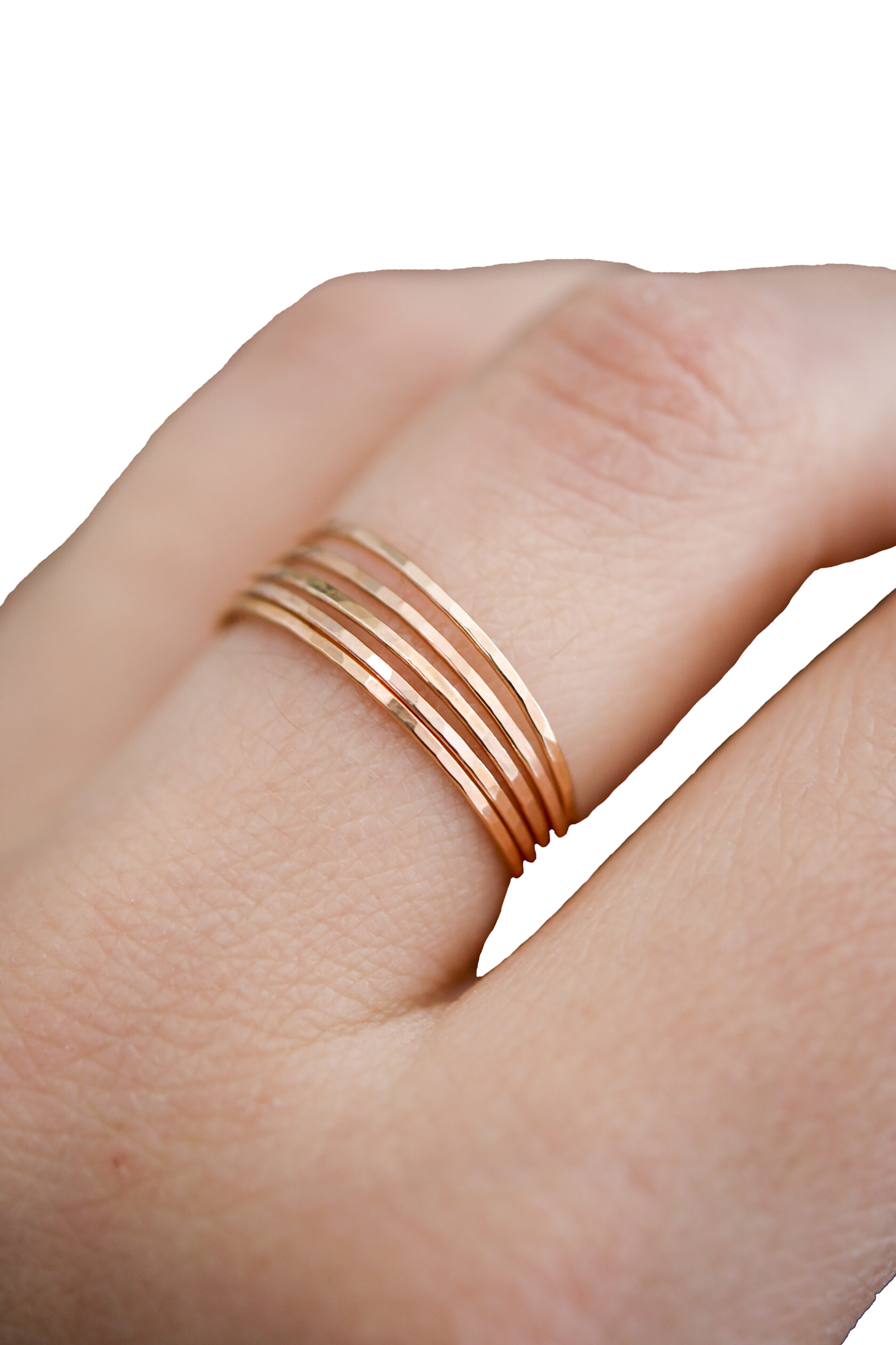 Thin Stacker in Rose Gold